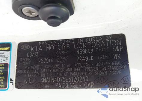 2014 Kia Cadenza Premium from USA, damaged, VIN KNALN4D75E5120249